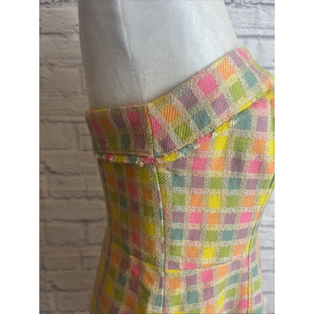 Lilly Pulitzer NWT Coquette Preppy Strapless BiBi Boucle Tweed Party Dress 10 - Picture 6 of 14